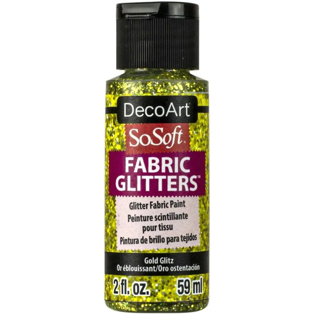 DecoArt SoSoft Fabric Glitters, 2oz