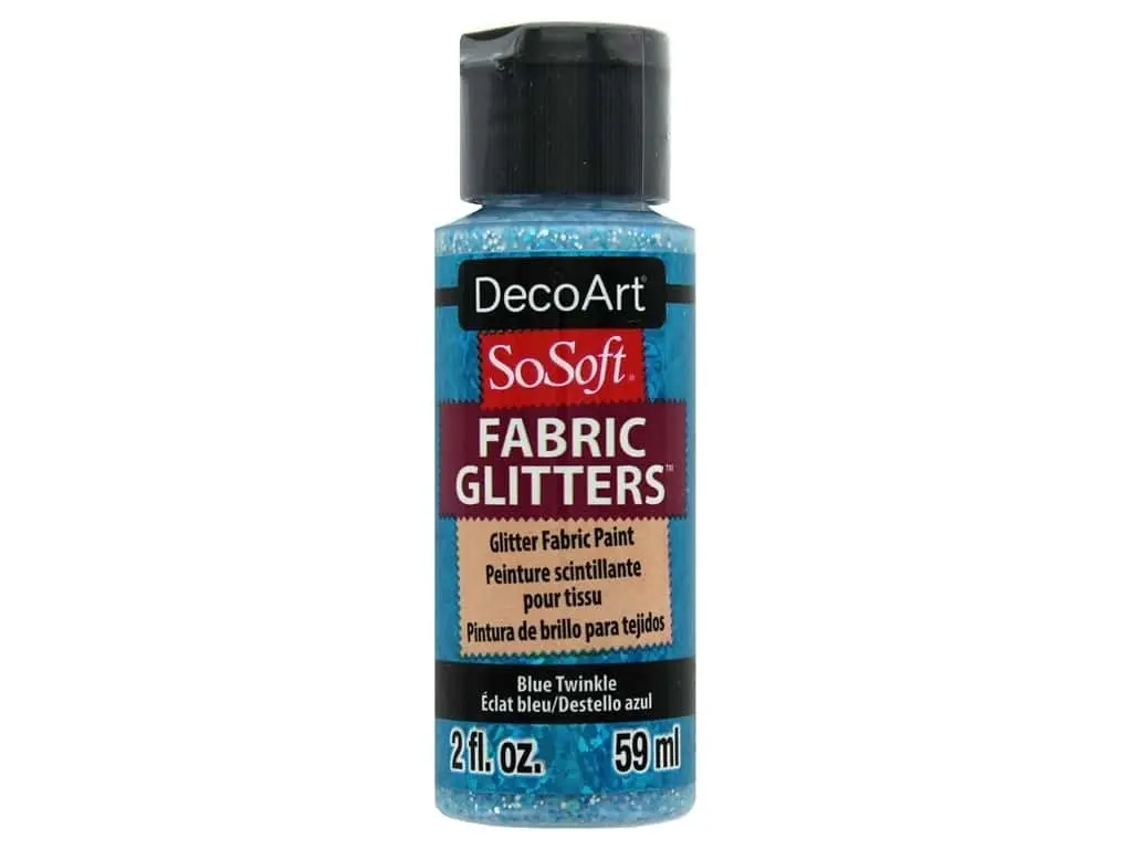 DecoArt SoSoft Fabric Glitters, 2oz