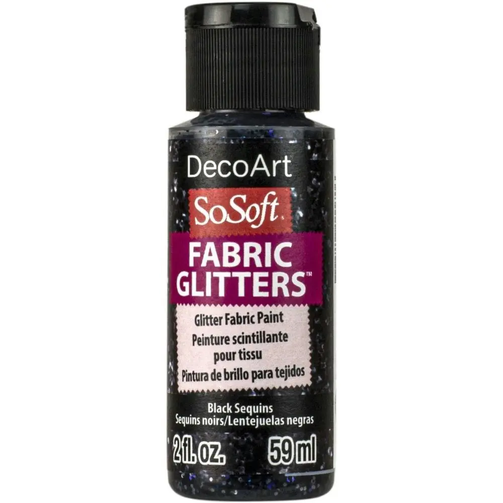 DecoArt SoSoft Fabric Glitters, 2oz