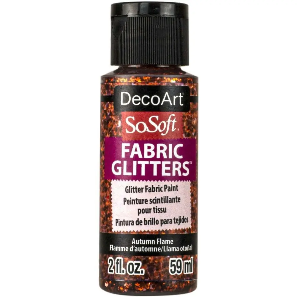 DecoArt SoSoft Fabric Glitters, 2oz