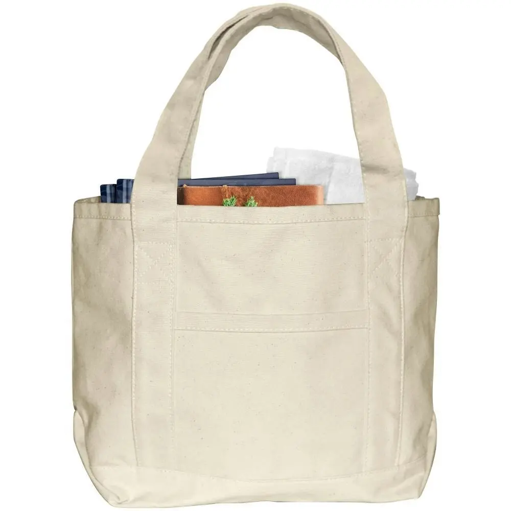 Wear'M Boat Bag, Cream- 15x10x6"