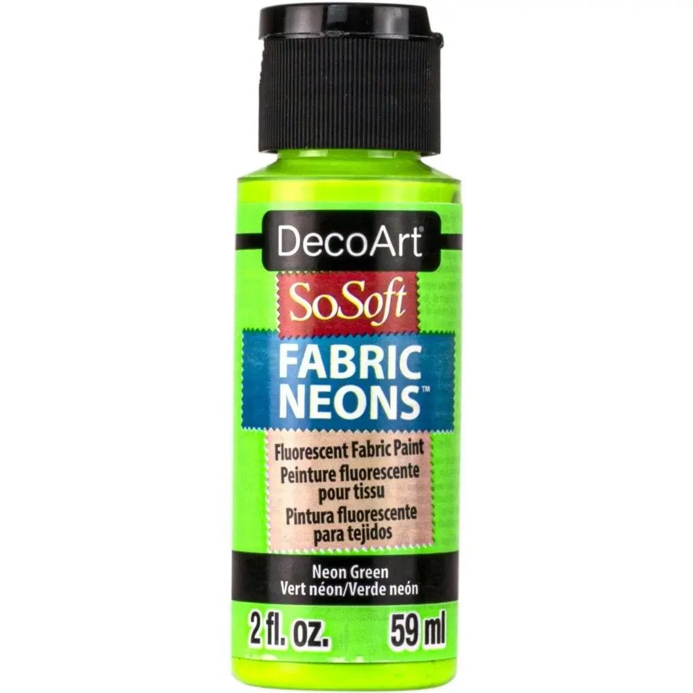 DecoArt SoSoft Fabric Neon, 2oz