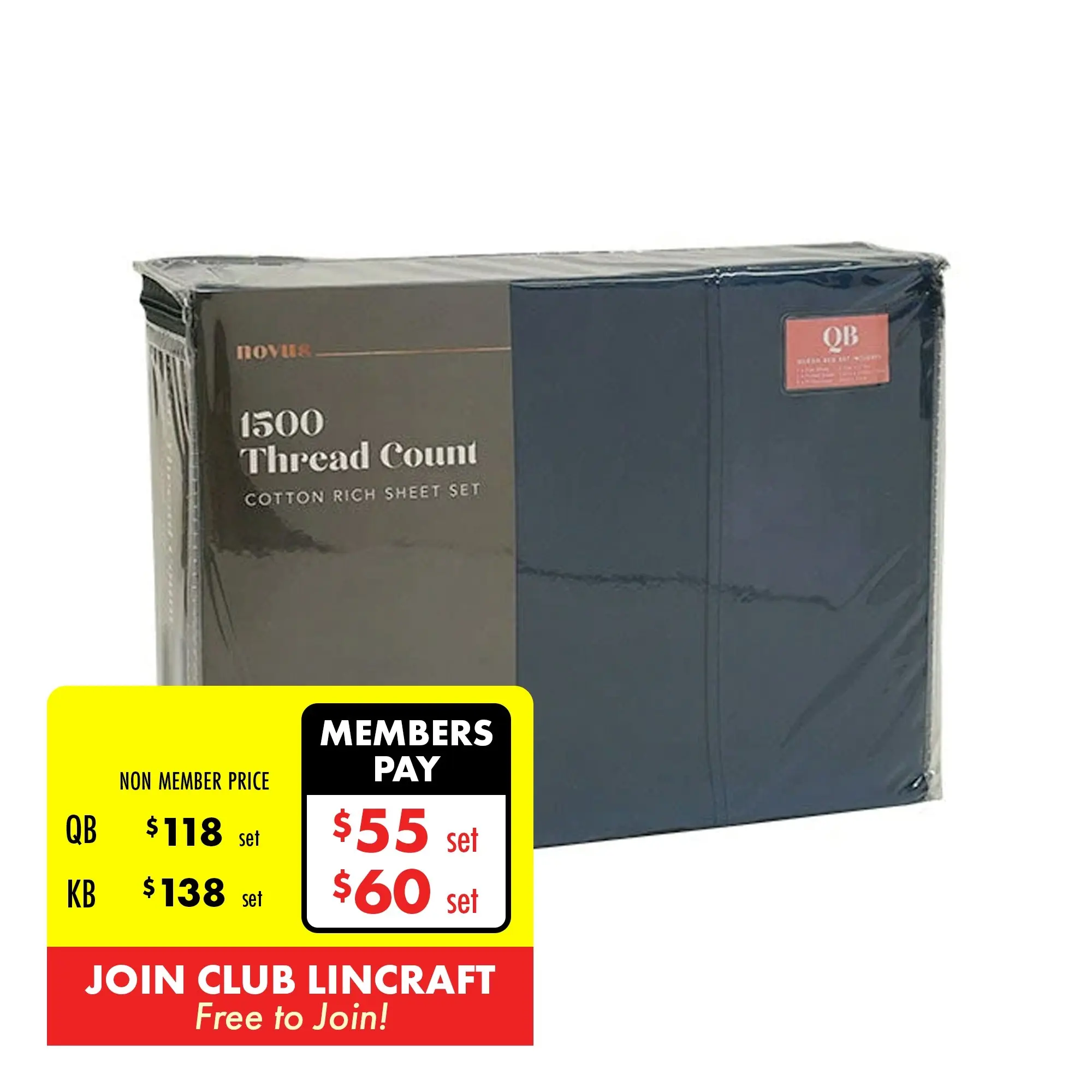 Novus 1500TC Sheet Set