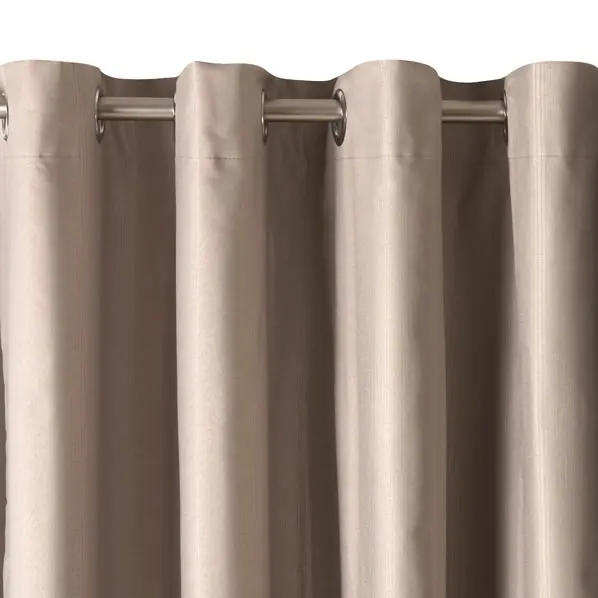 Regency Eyelet Curtain, Taupe- 221cm Drop