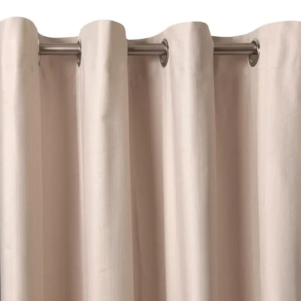 Regency Eyelet Curtain, Parchment- 221cm Drop