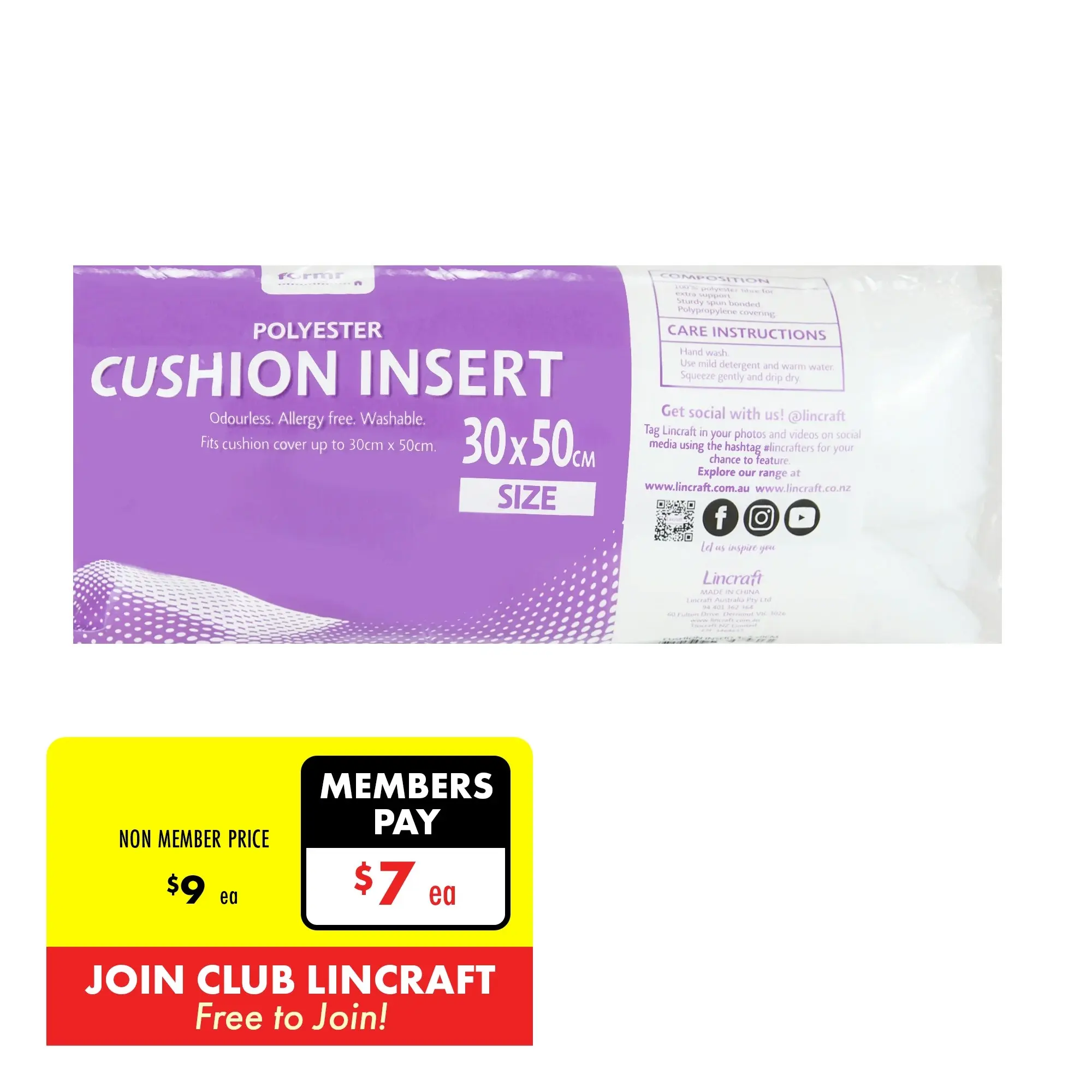 Cushion Insert - Lincraft