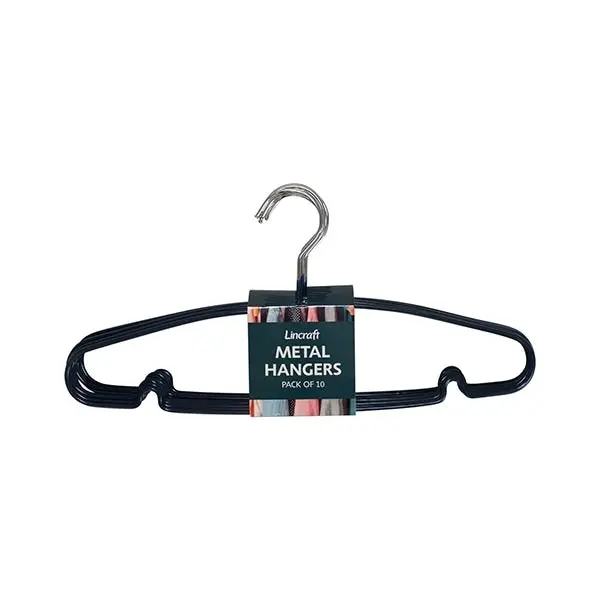 Metal Coat Hangers, 10pk