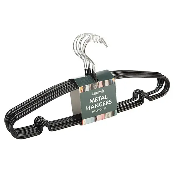 Metal Coat Hangers, 10pk