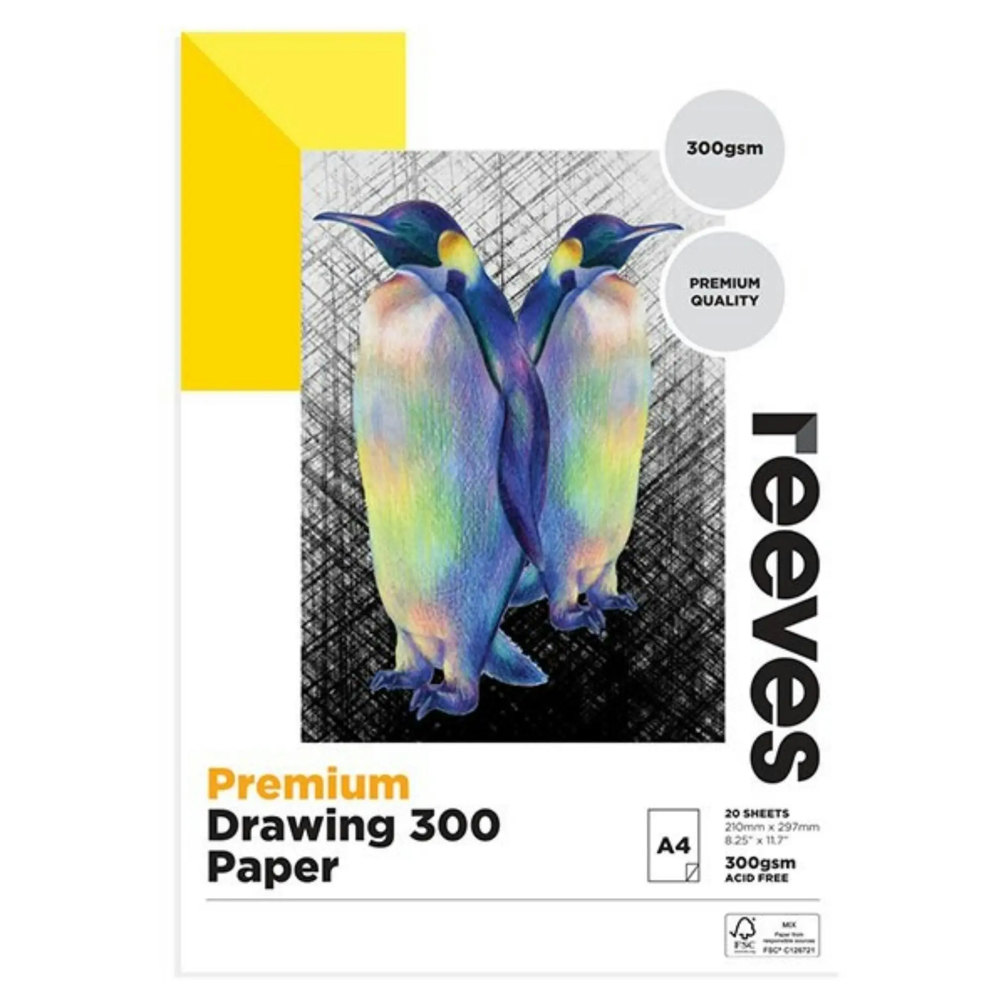 Reeves Premium Drawing Pad, 300gsm