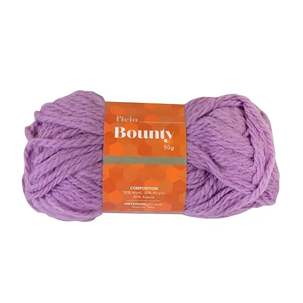 Ficio Bounty Crochet & Knitting Yarn, 50g Wool Acrylic Alpaca Blend Yarn