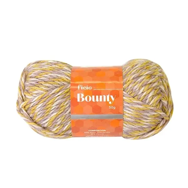 Ficio Bounty Crochet & Knitting Yarn, 50g Wool Acrylic Alpaca Blend Yarn