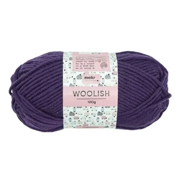 Makr Woolish Crochet & Knitting Yarn, 100g Acrylic Wool Yarn