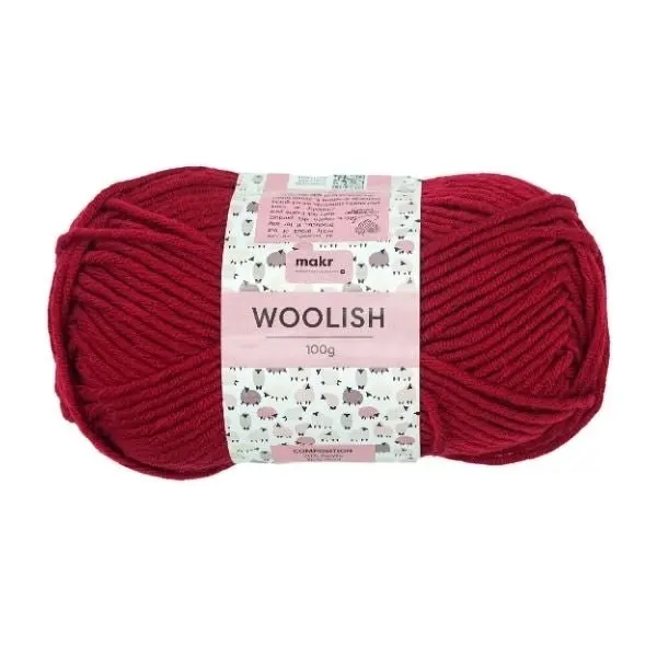 Makr Woolish Crochet & Knitting Yarn, 100g Acrylic Wool Yarn