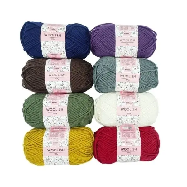 Makr Woolish Crochet & Knitting Yarn, 100g Acrylic Wool Yarn