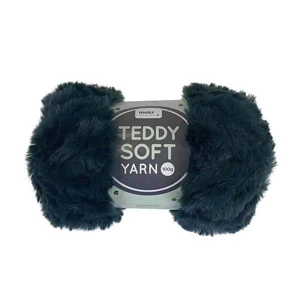 Makr Teddy Soft Crochet & Knitting Yarn, 100g Polyester Yarn