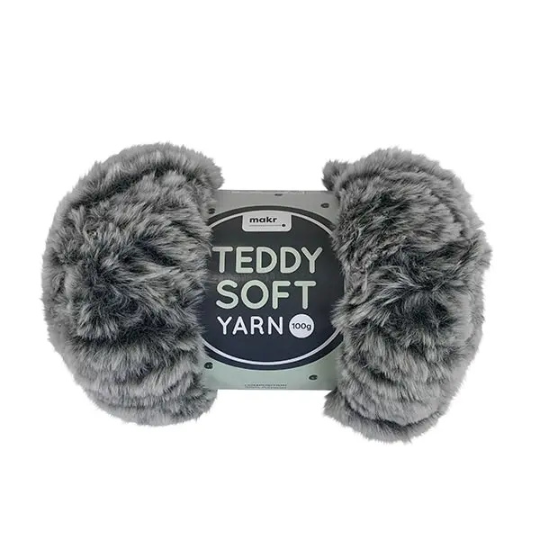 Makr Teddy Soft Crochet & Knitting Yarn, 100g Polyester Yarn