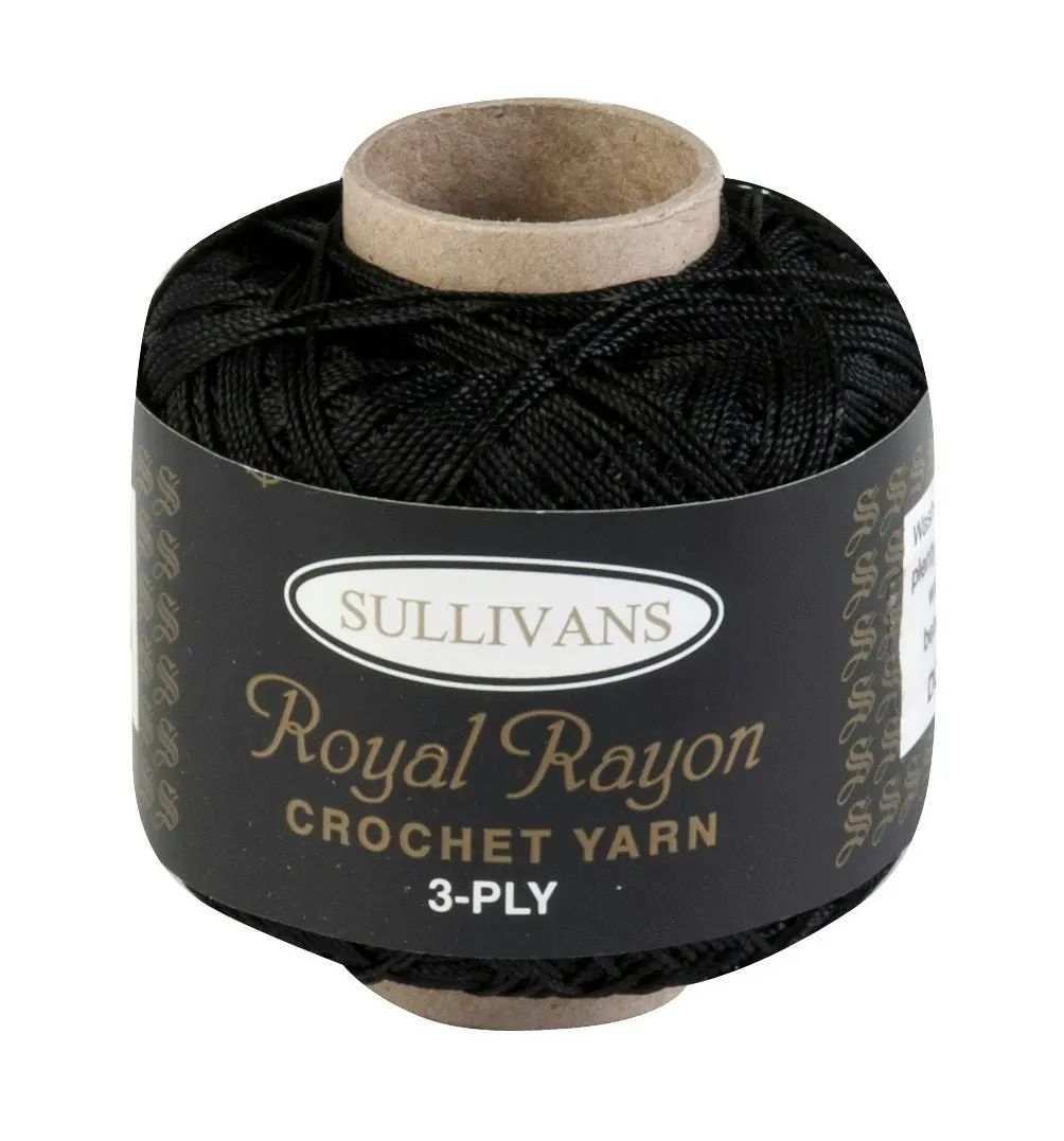 Sullivans Crochet 3ply Knitting & Crochet Yarn, 50g Royal Rayon Yarn