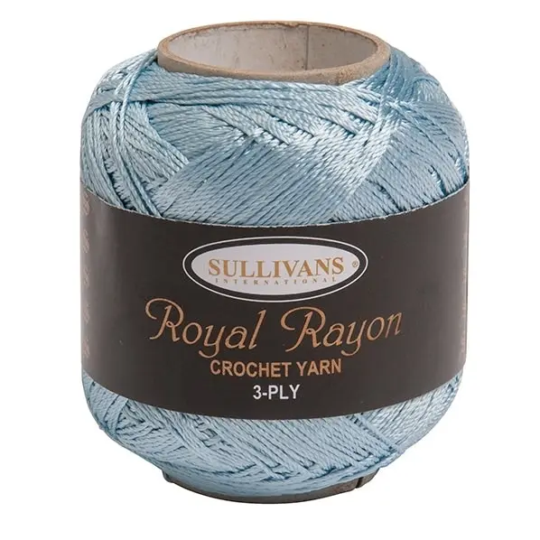 Sullivans Crochet 3ply Knitting & Crochet Yarn, 50g Royal Rayon Yarn