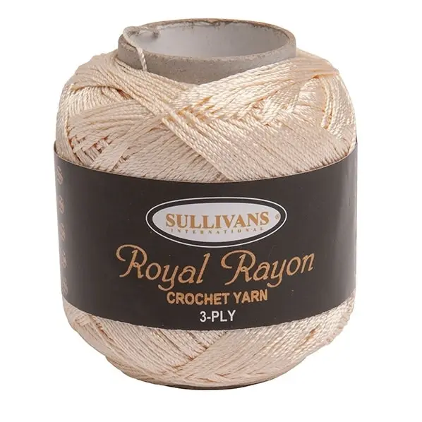 Sullivans Crochet 3ply Knitting & Crochet Yarn, 50g Royal Rayon Yarn