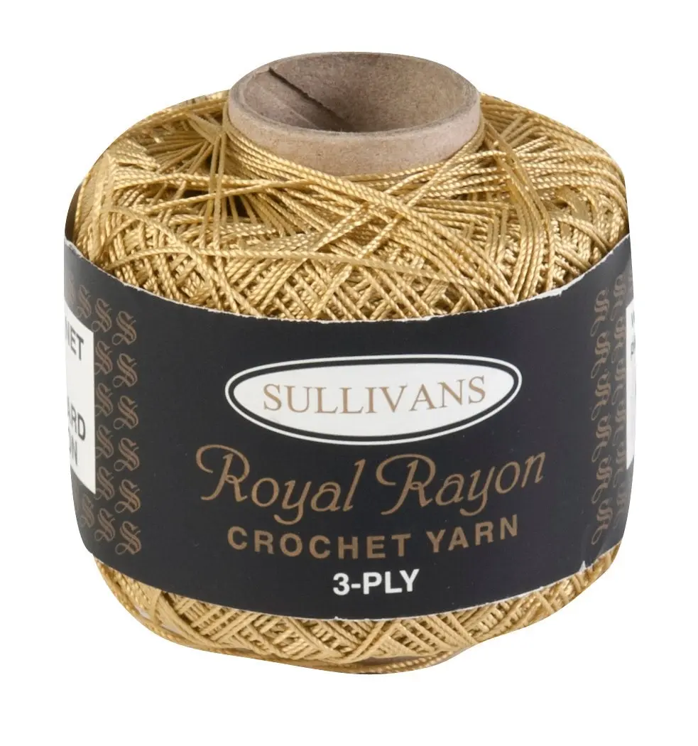 Sullivans Crochet 3ply Knitting & Crochet Yarn, 50g Royal Rayon Yarn