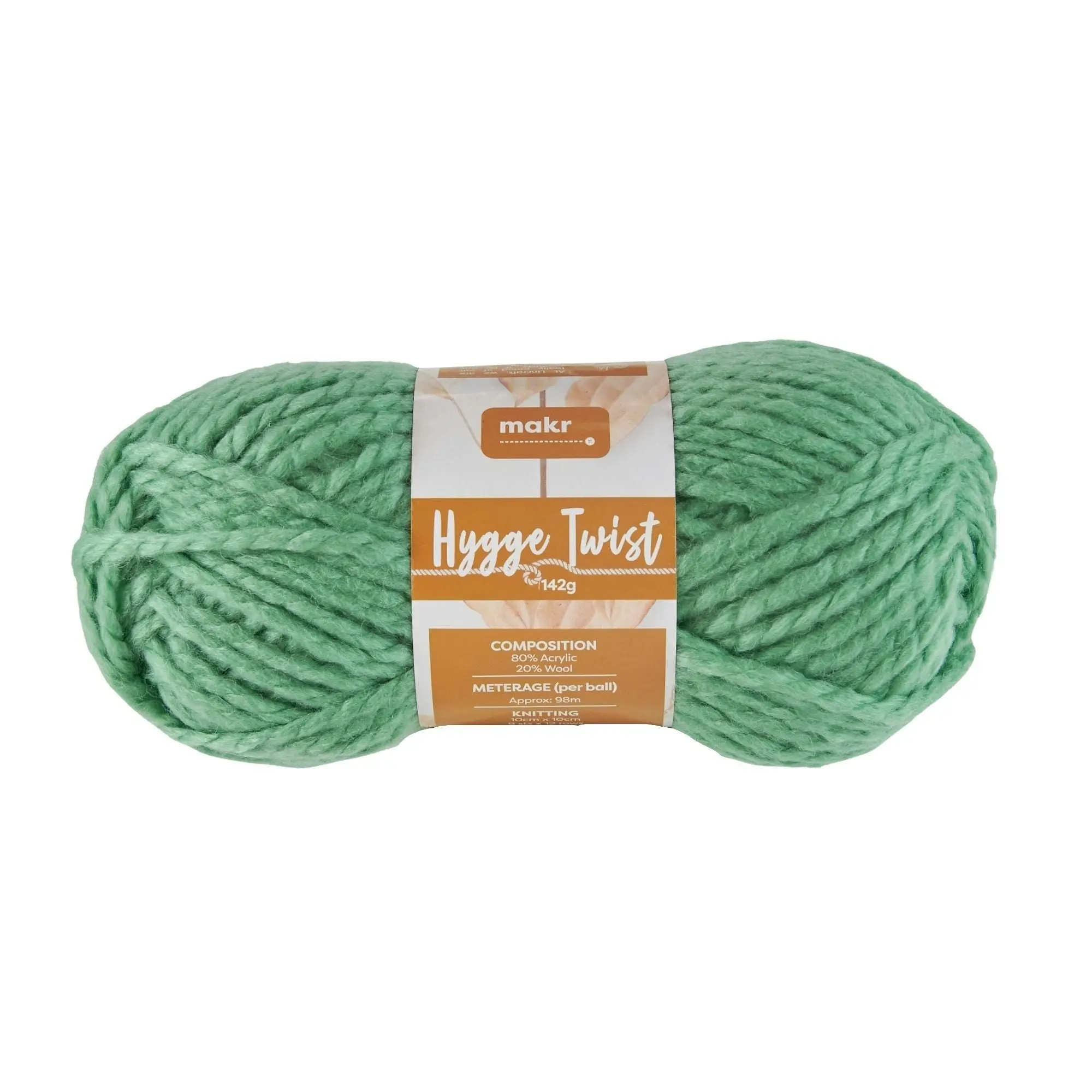 Makr Hygge Twist Crochet & Knitting Yarn, 142g