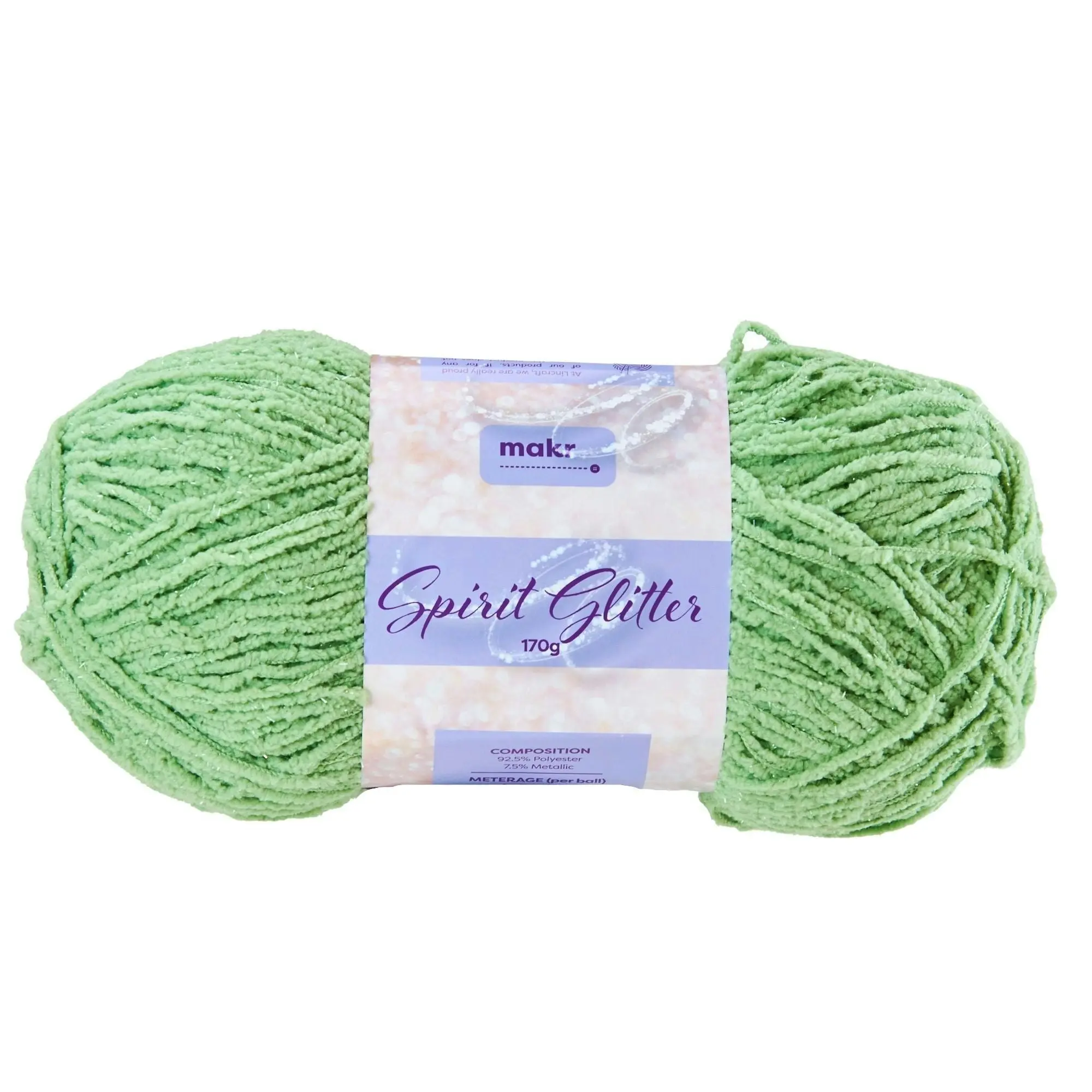 Makr Spirit Glitter Crochet & Knitting Yarn, 170g