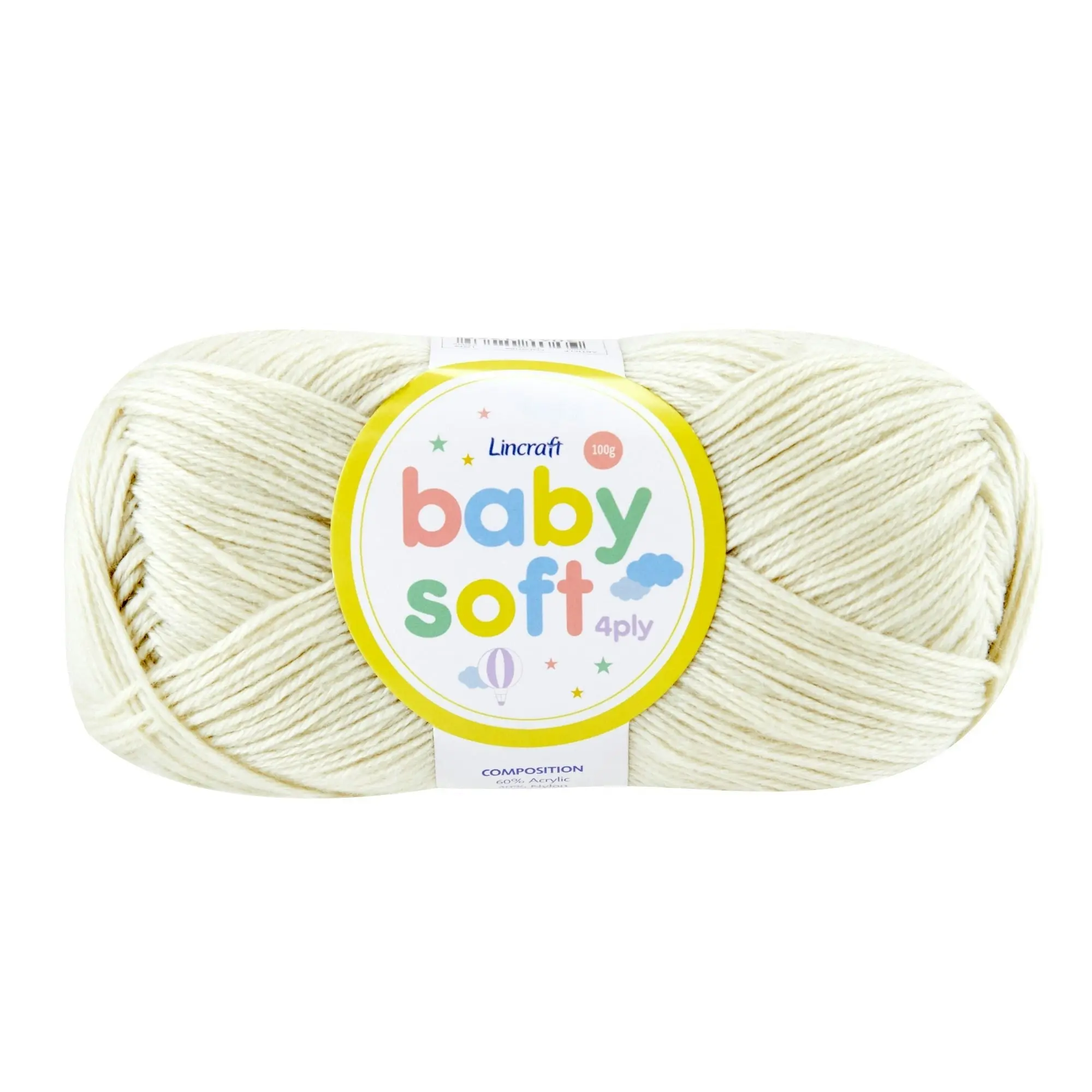 Makr Baby Soft Crochet & Knitting Yarn 4ply, 100g Acrylic Nylon Blend Yarn