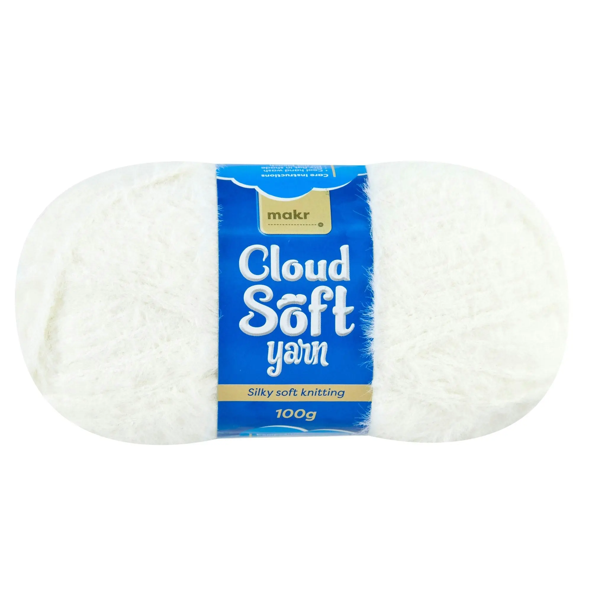 Makr Cloud Soft Crochet & Knitting Yarn - 100g Nylon Yarn