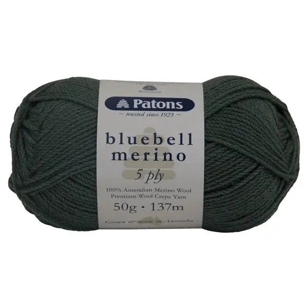 Patons Bluebell Merino 5ply Crochet & Knitting Yarn, 50g Merino Wool Yarn