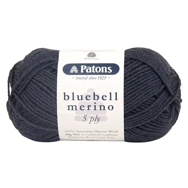 Patons Bluebell Merino 5ply Crochet & Knitting Yarn, 50g Merino Wool Yarn