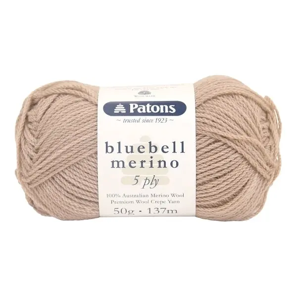 Patons Bluebell Merino 5ply Crochet & Knitting Yarn, 50g Merino Wool Yarn