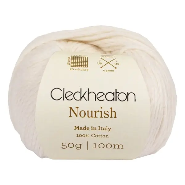 Cleckheaton Nourish Crochet & Knitting Yarn - 50g Cotton Yarn