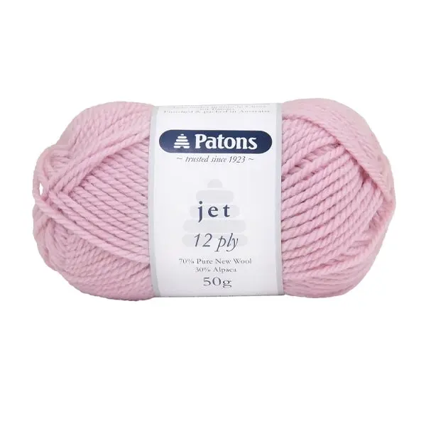 Patons Jet Yarn 12ply Crochet & Knitting Yarn, 50g Wool Alpaca Yarn