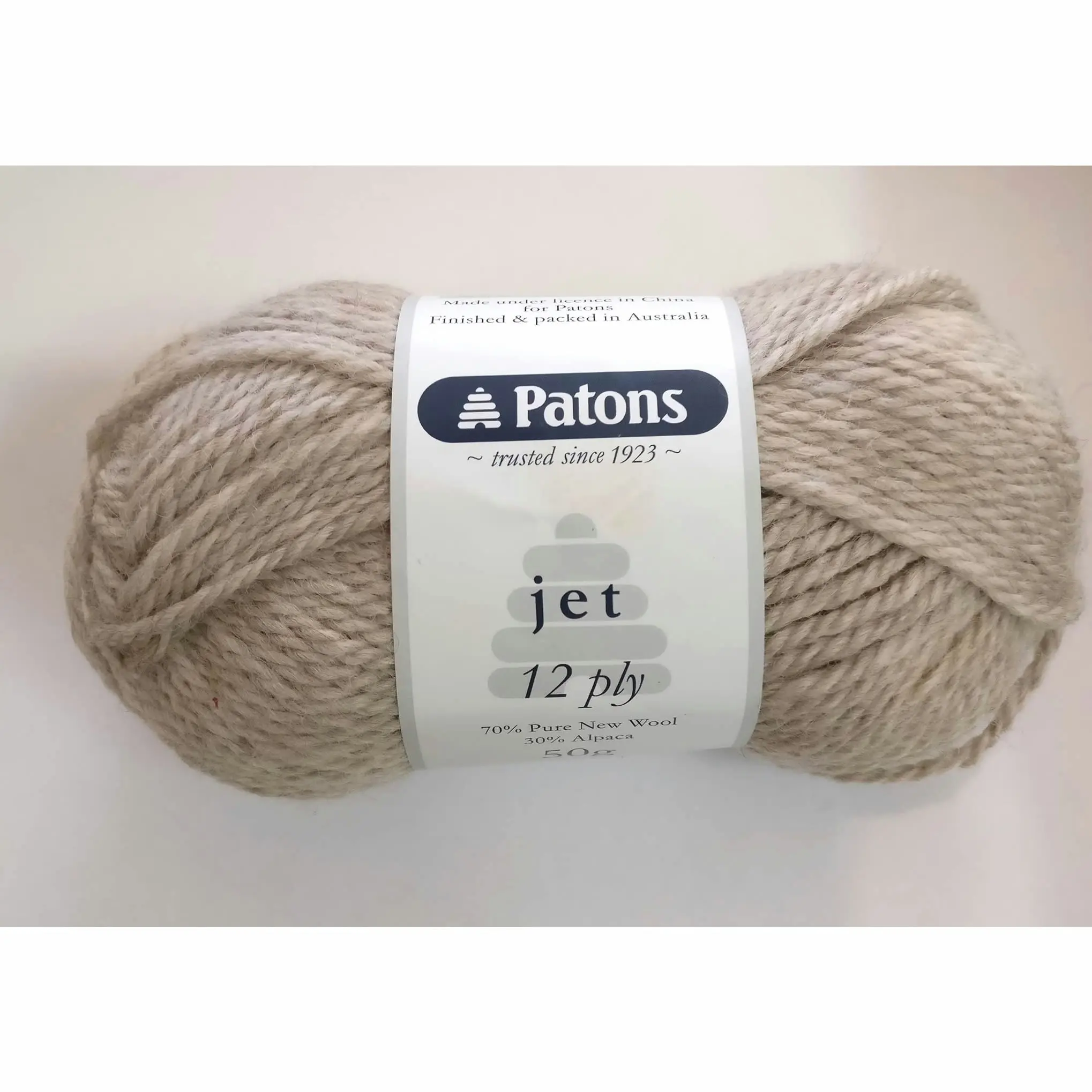 Patons Jet Yarn 12ply Crochet & Knitting Yarn, 50g Wool Alpaca Yarn