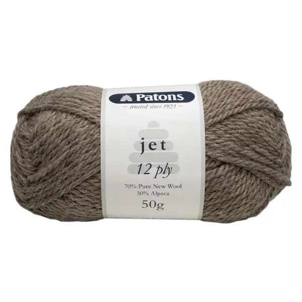 Patons Jet Yarn 12ply Crochet & Knitting Yarn, 50g Wool Alpaca Yarn