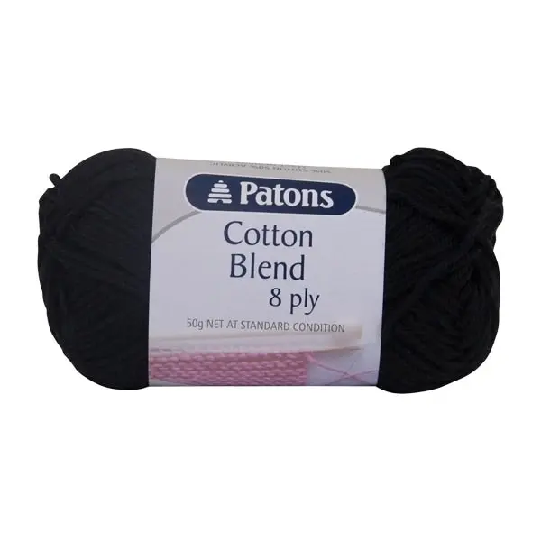 Patons Cotton Blend 8ply Crochet & Knitting Yarn, 50g Cotton Acrylic Yarn