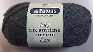 Patons Dreamtime Merino 8ply Crochet & Knitting Yarn, 50g Merino Wool Yarn