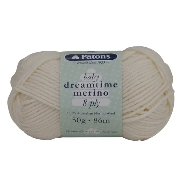 Patons Dreamtime Merino 8ply Crochet & Knitting Yarn, 50g Merino Wool Yarn