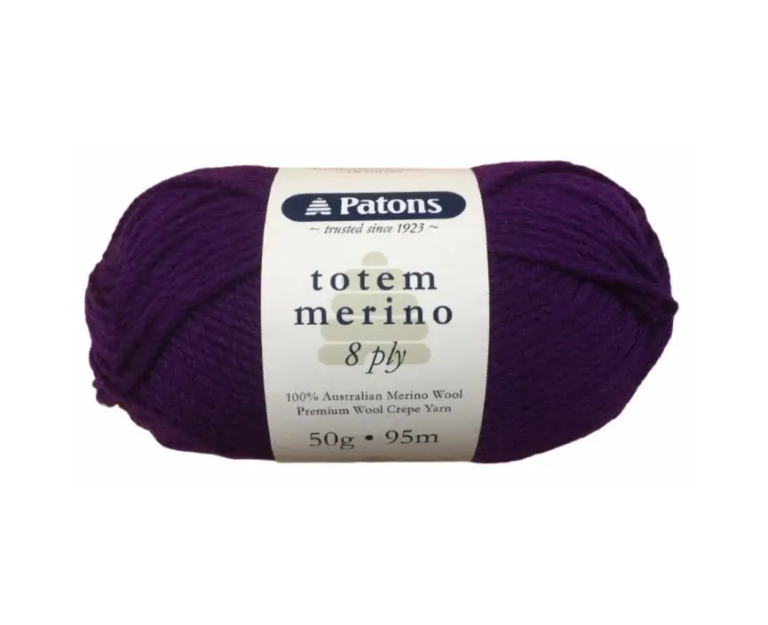 Patons Totem Merino 8ply Crochet & Knitting Yarn, 50g Merino Wool Yarn