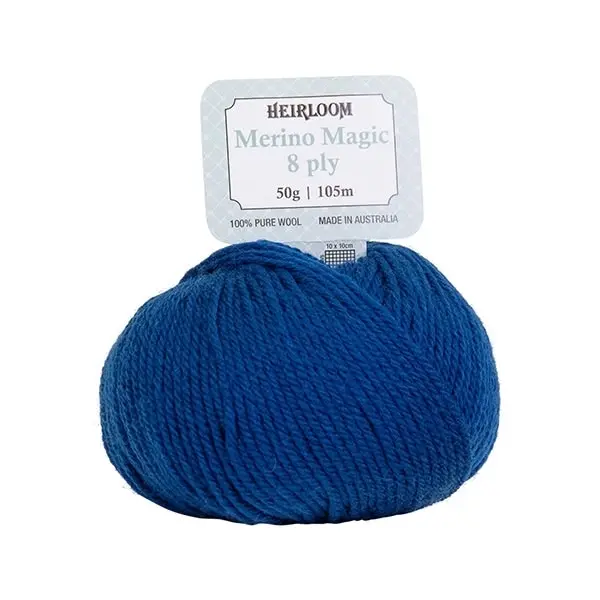 Heirloom Merino Magic 8ply Crochet & Knitting Yarn, 50g Wool Yarn