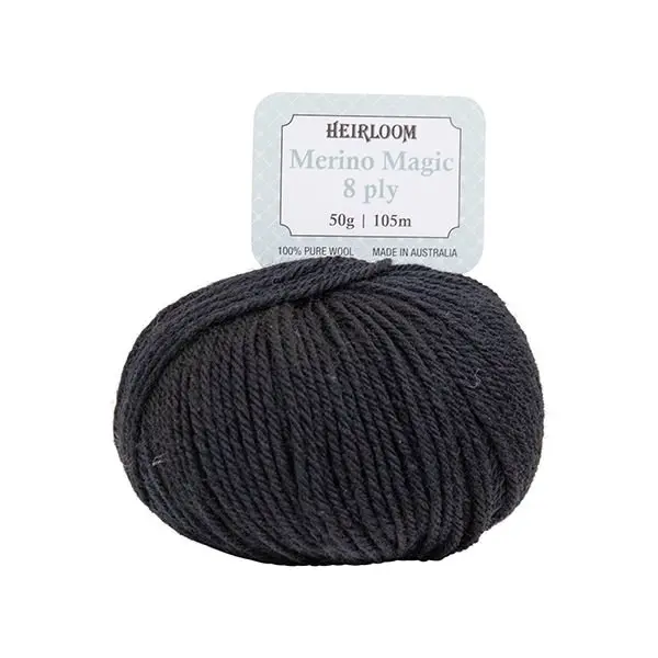 Heirloom Merino Magic 8ply Crochet & Knitting Yarn, 50g Wool Yarn