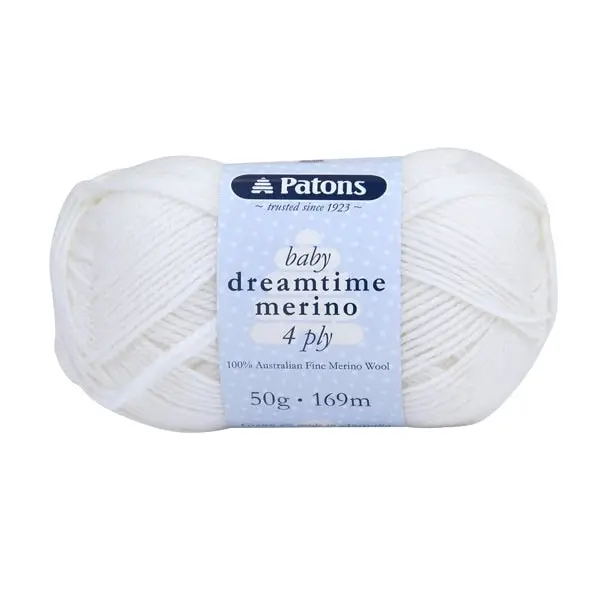 Patons Dreamtime Merino 4ply Crochet & Knitting Yarn, 50g Merino Wool Yarn