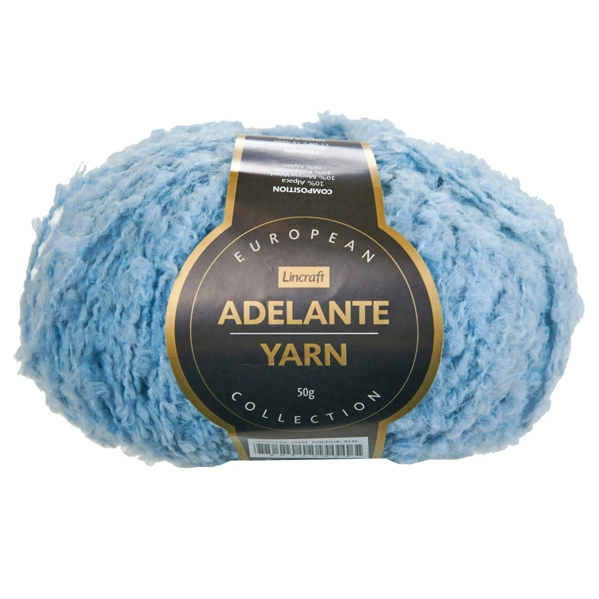 European Collection Adelante Crochet & Knitting Yarn, 50g