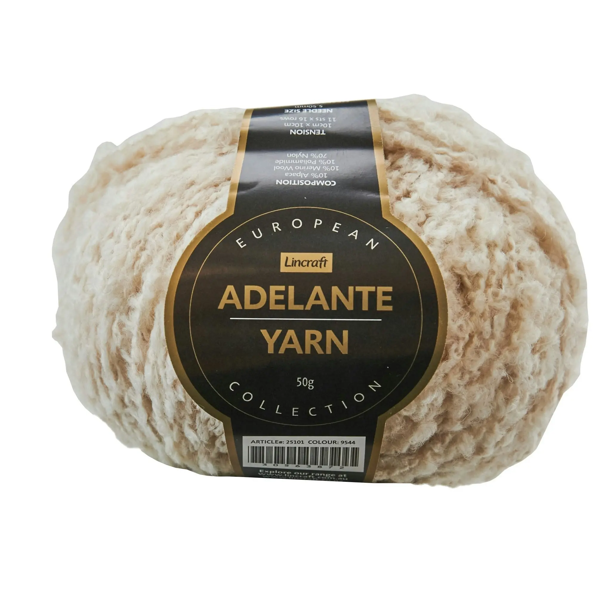 European Collection Adelante Crochet & Knitting Yarn, 50g