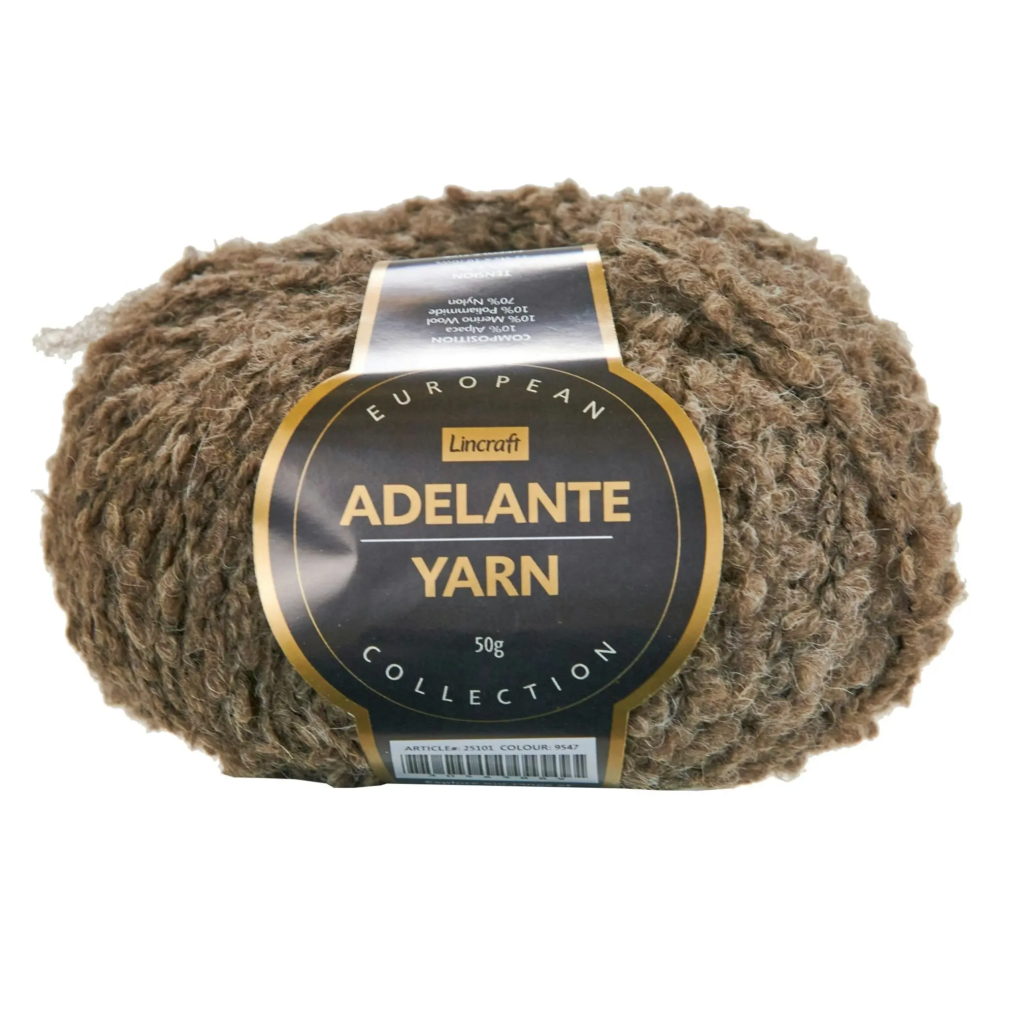 European Collection Adelante Crochet & Knitting Yarn, 50g