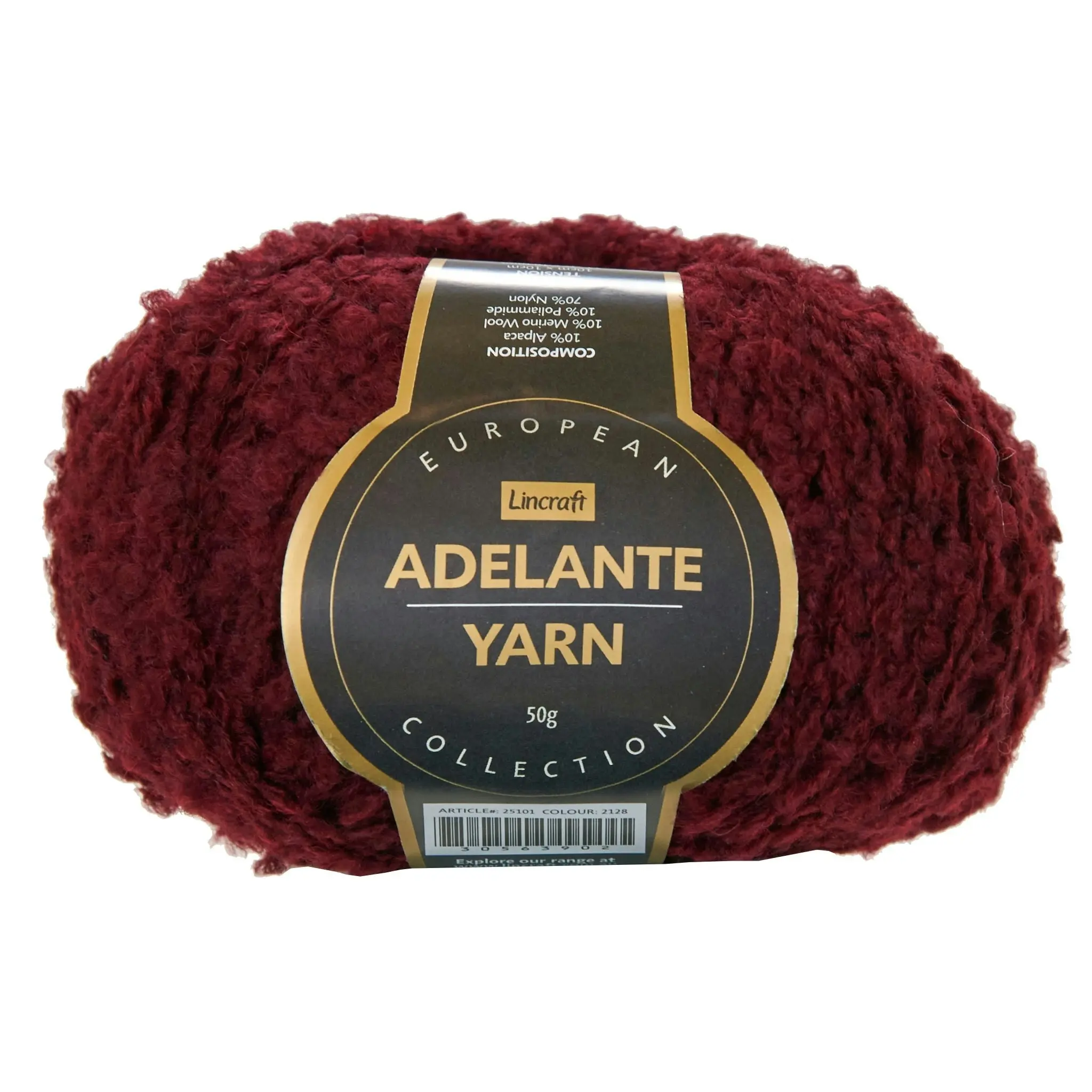 European Collection Adelante Crochet & Knitting Yarn, 50g