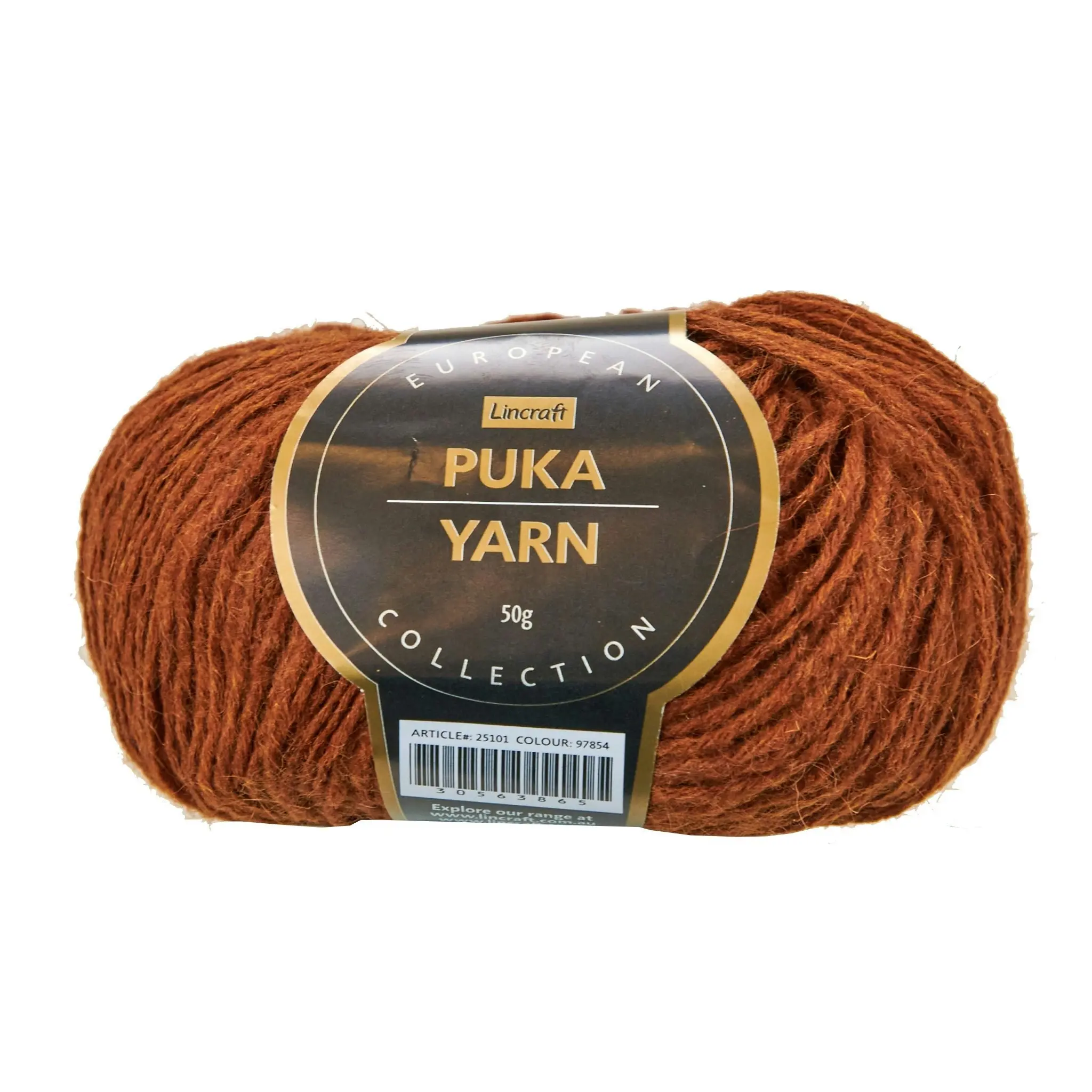 European Collection Puka Crochet & Knitting Yarn, 50g