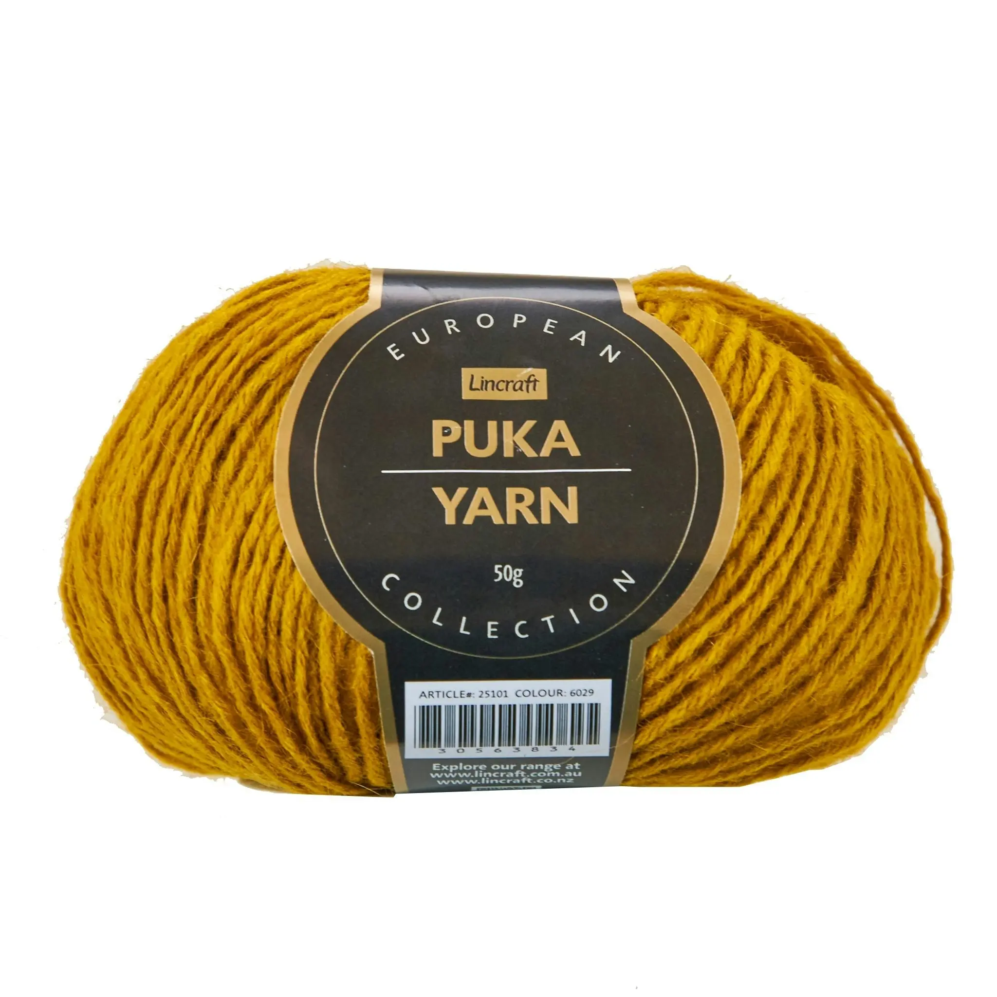 European Collection Puka Crochet & Knitting Yarn, 50g