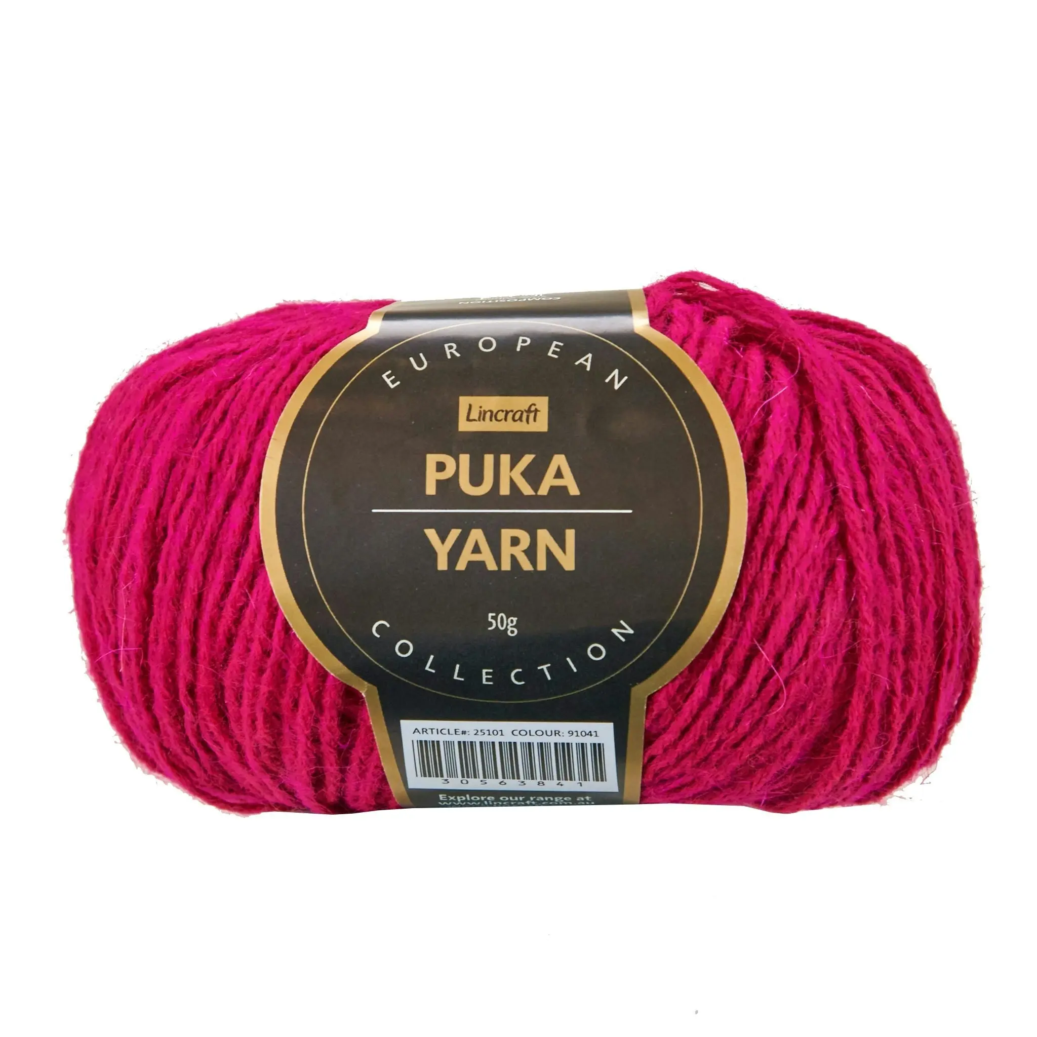 European Collection Puka Crochet & Knitting Yarn, 50g