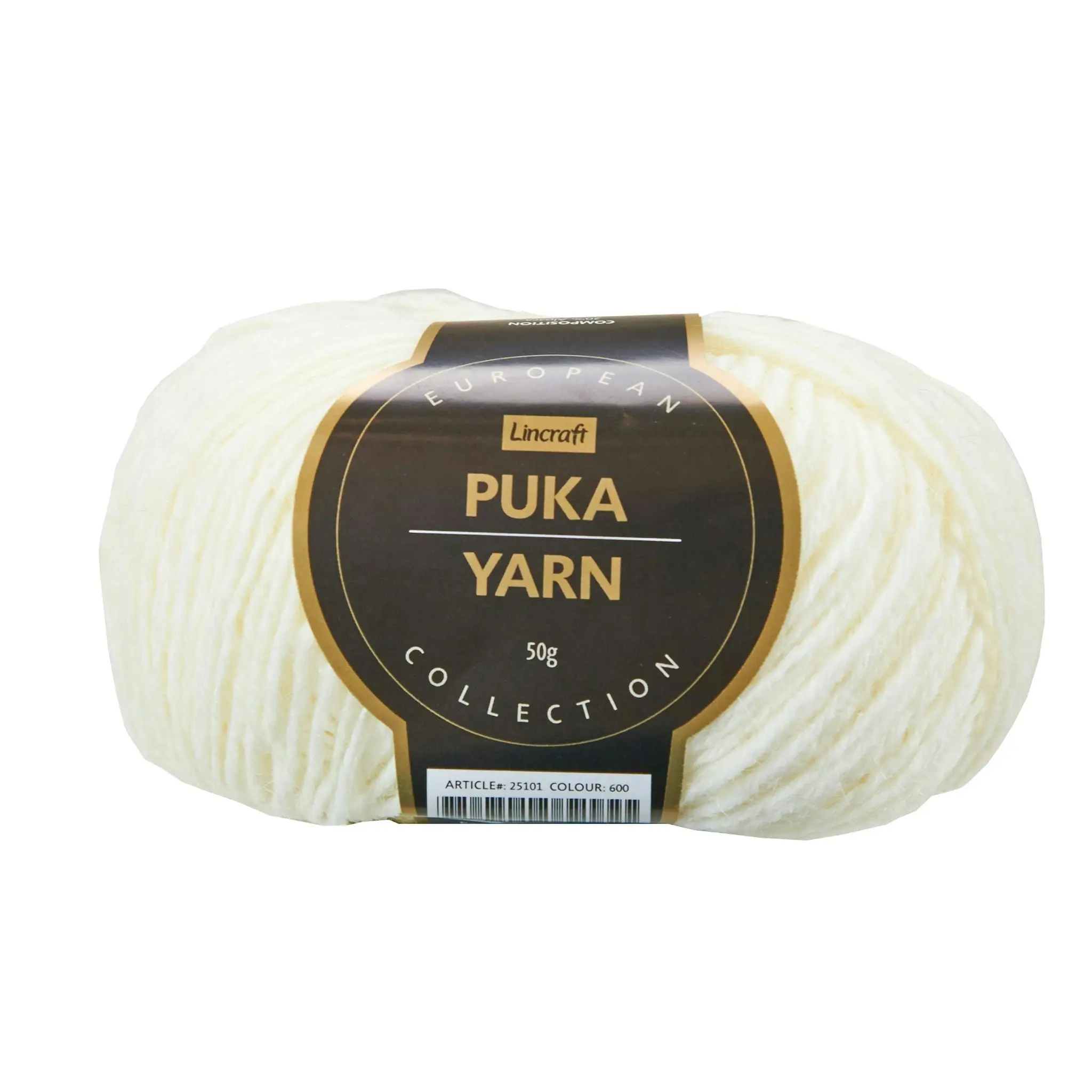 European Collection Puka Crochet & Knitting Yarn, 50g